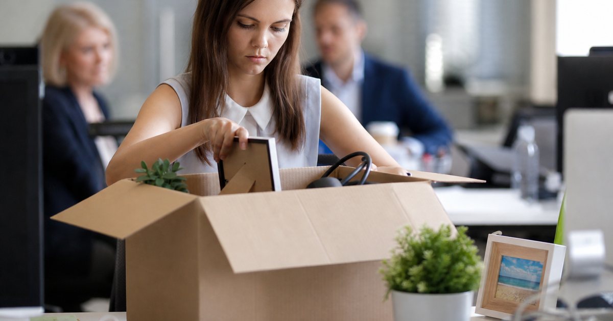 What should a small business do when an employee leaves with a large unused PTO balance?